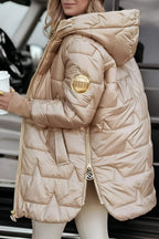 Women's Shell Puffer Gray